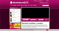 Desktop Screenshot of muzikalylondyn.cz